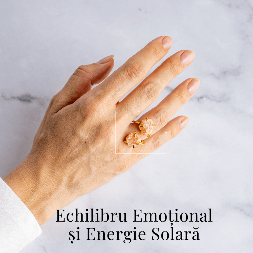 Raza de incredere – Inel Auriu cu Piatra Soarelui, Bijuterie a Optimismului [2]