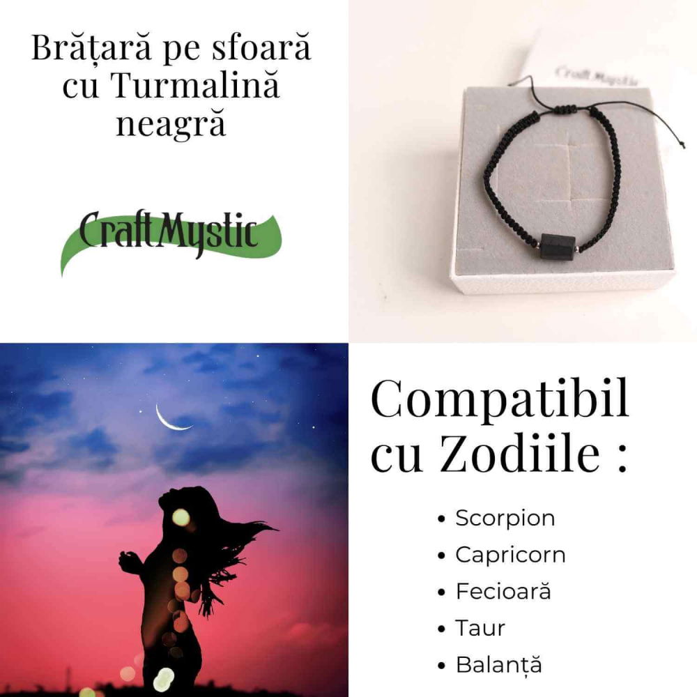 Bratara macrame cu turmalina neagra pentru protectie energetica [7]