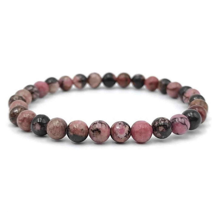 Bratara Elastica cu Margele 6mm din Rodonit -Vindecare Emotionala si Echilibru [1]