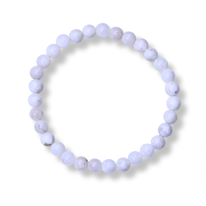 Bratara cu margele 6mm din Piatra Lunii Curcubeu pentru Vindecare Emotionala [1]