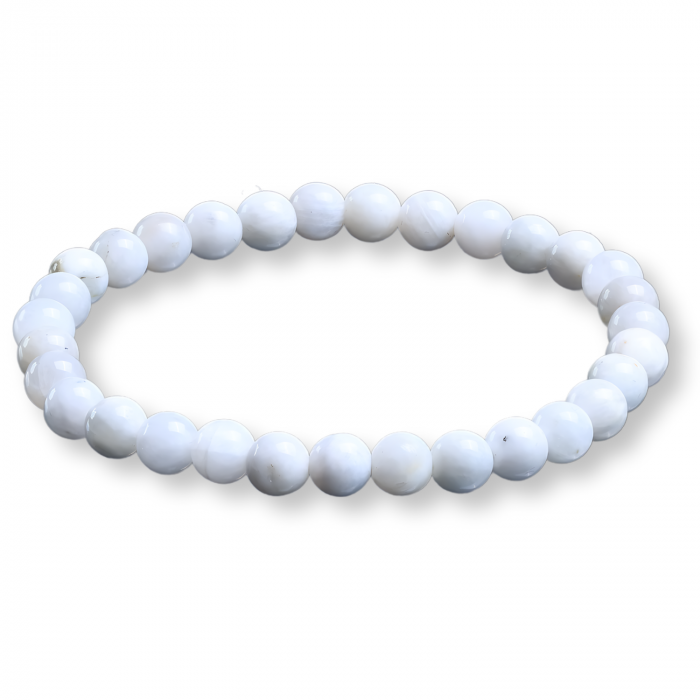 Bratara cu margele 6mm din Piatra Lunii Curcubeu pentru Vindecare Emotionala [9]