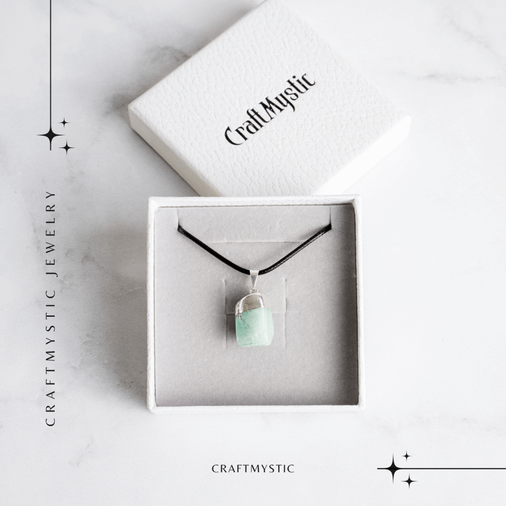 Colier cu Piatra Rulata de Amazonit Natural – Liniste, Echilibru si Claritate Interioara [7]