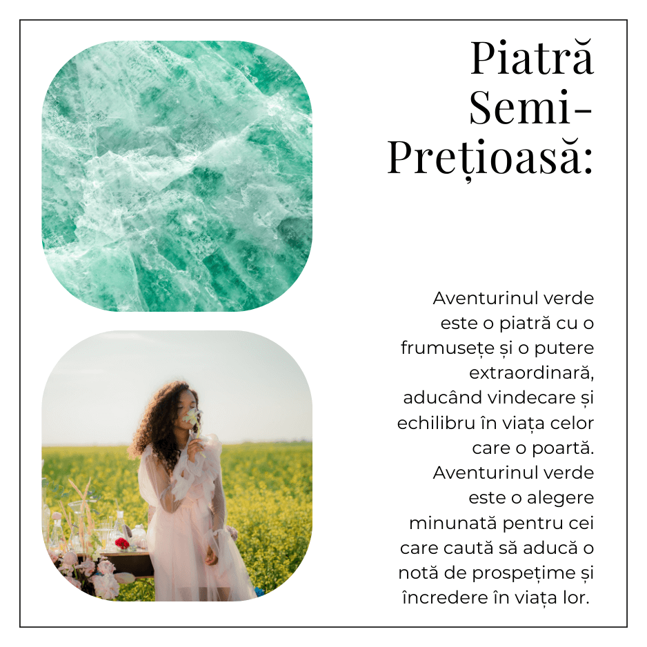 Bratara Elastica din Aventurin Verde 5mm – Noroc si Abundenta [7]