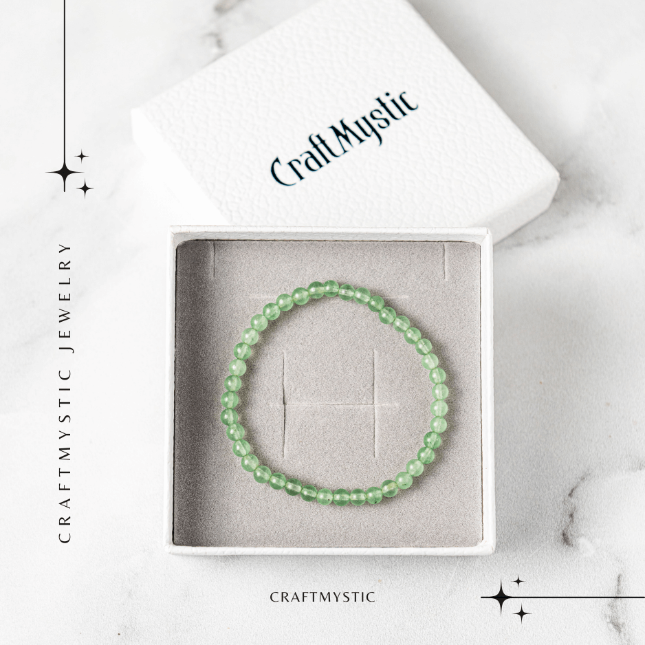 Bratara Elastica din Aventurin Verde 5mm – Noroc si Abundenta [8]