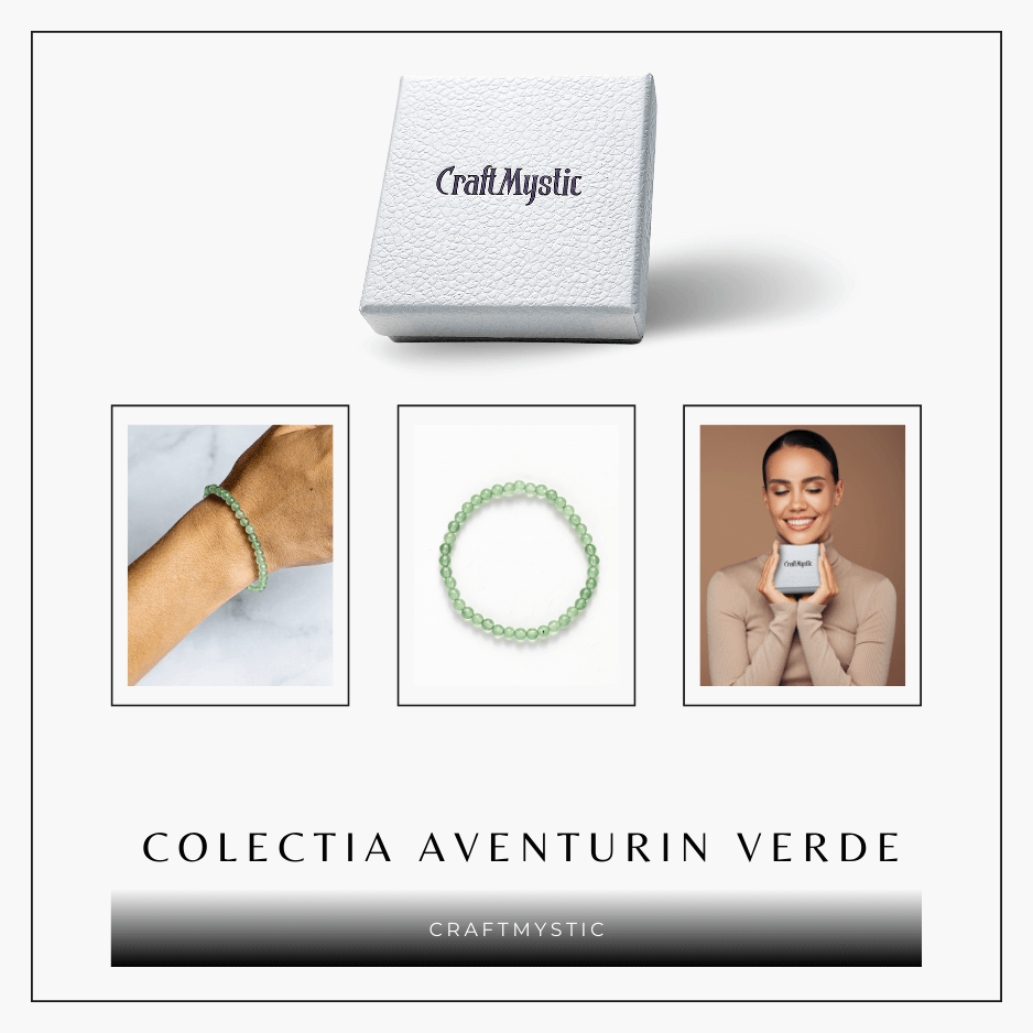 Bratara Elastica din Aventurin Verde 5mm – Noroc si Abundenta [6]