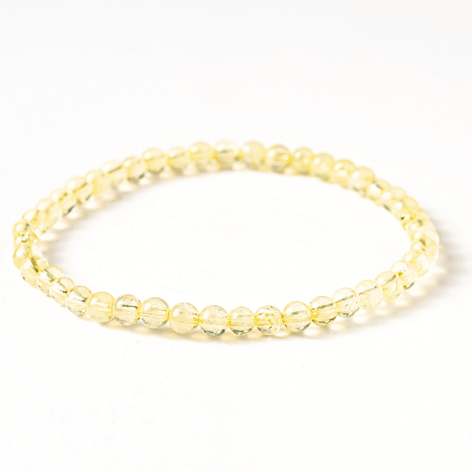 Bratara Elastica cu Margele 4 mm Naturale de Citrin – Atragerea Prosperitatii si Claritate [1]