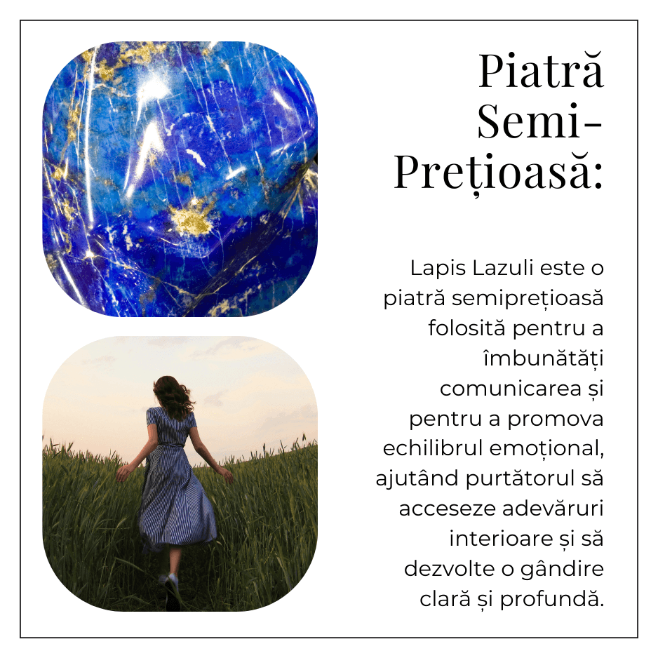 Bratara Elastica Lapis Lazuli 5 mm – Claritate si Creativitate [3]