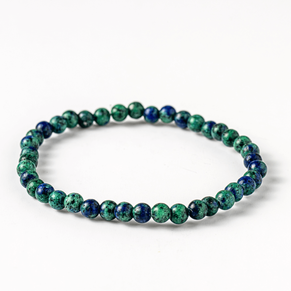 Bratara Elastica cu Margele Naturale de Lapis Phoenix pentru Claritate si Creativitate [1]