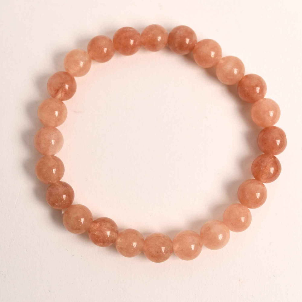 Bratara elastica cu piatra soarelui 8mm – Incredere si abundenta [8]