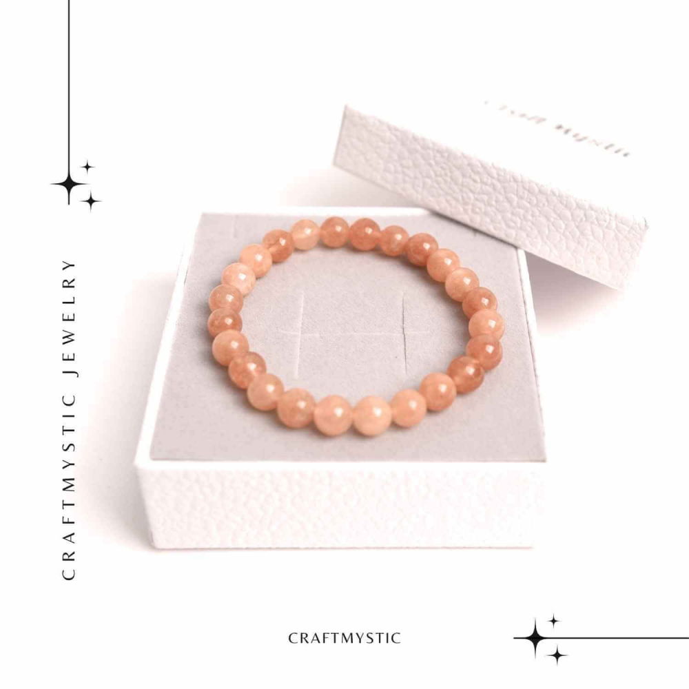 Bratara elastica cu piatra soarelui 8mm – Incredere si abundenta [6]