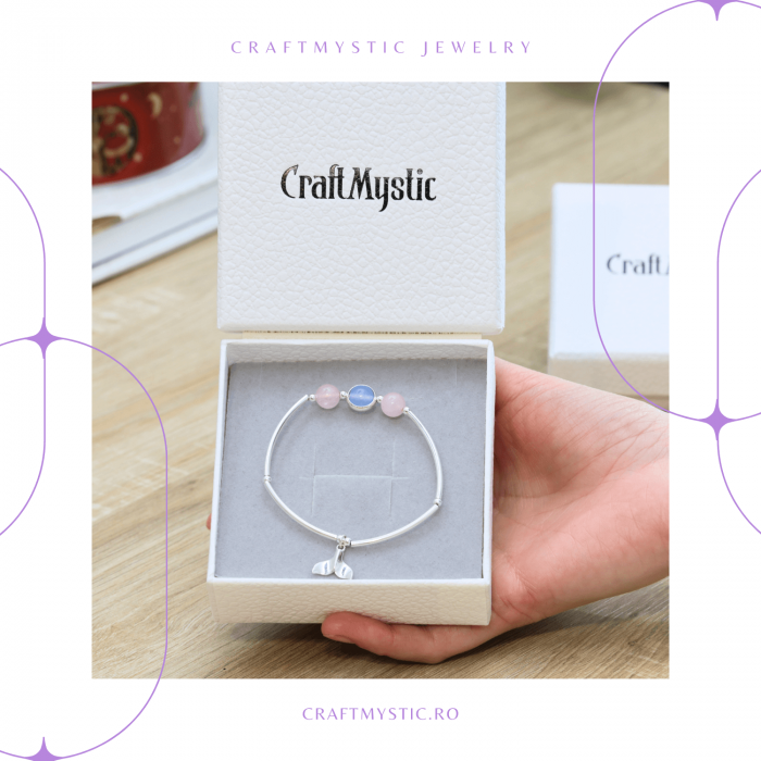 bratara-metalica-cu-margele-din-cuart-roz-margea-si-pandantiv-aripi-de-balena [3]