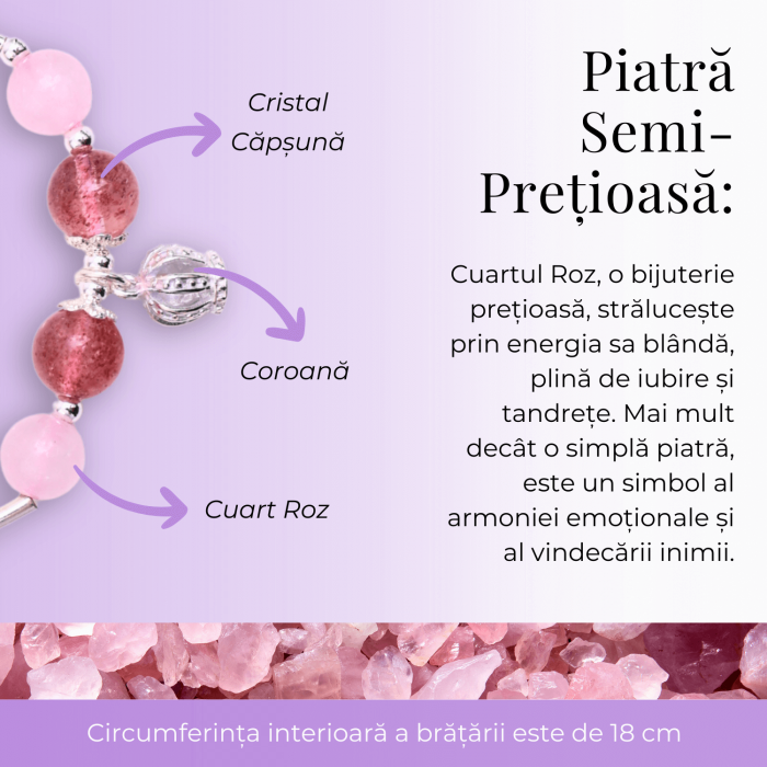 Bratara elastica cu margele 6mm din pietre naturale Carneol pentru barbati si femei - [7]