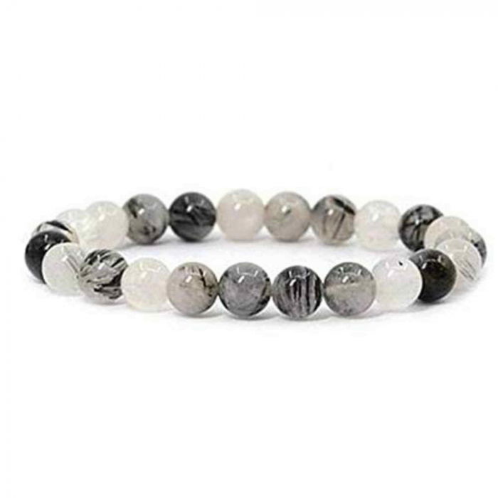 Bratara de Manifestare - Bratara Manuala din Rutil Negru Natural 8mm [3]