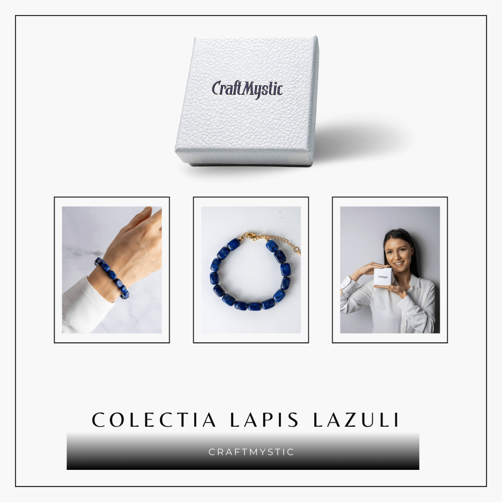 Claritate si Intelepciune – Bratara cu Lapis Lazuli Natural [8]