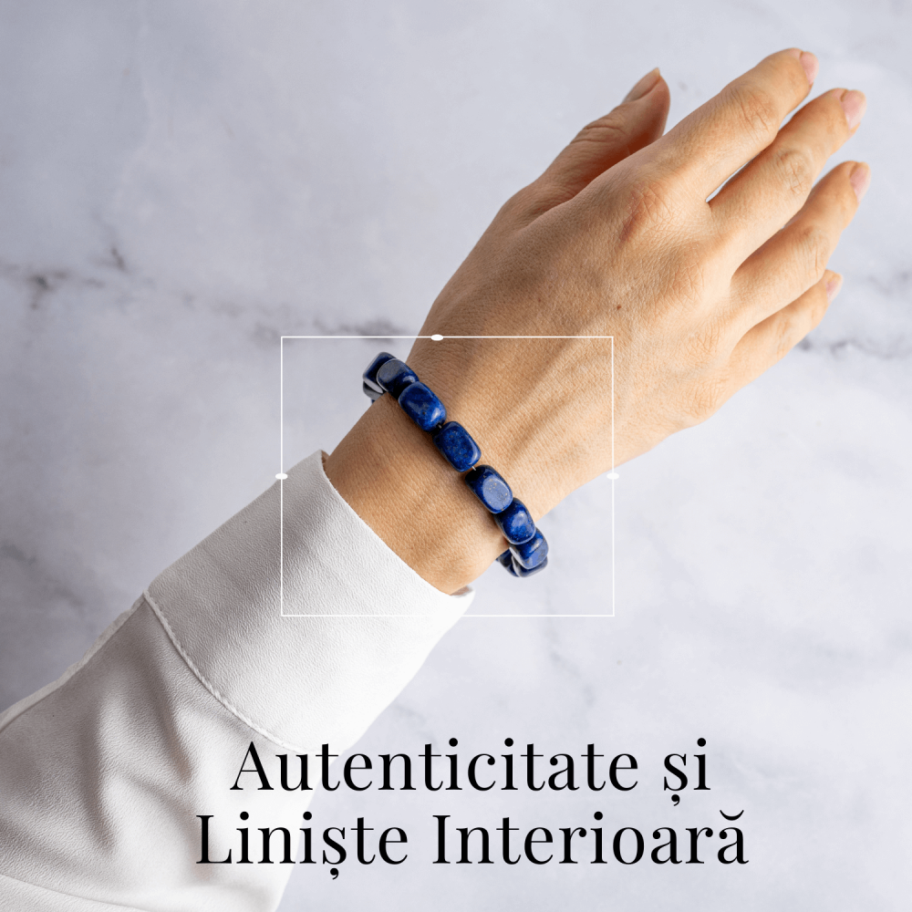Claritate si Intelepciune – Bratara cu Lapis Lazuli Natural [2]
