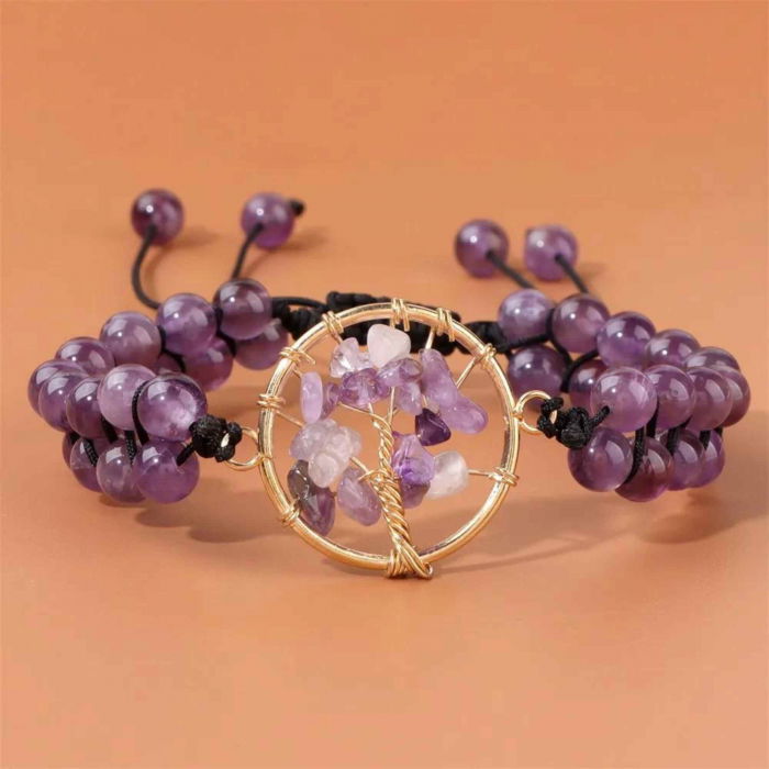 Bratara elastica cu margele 6mm din pietre naturale Carneol pentru barbati si femei - [6]