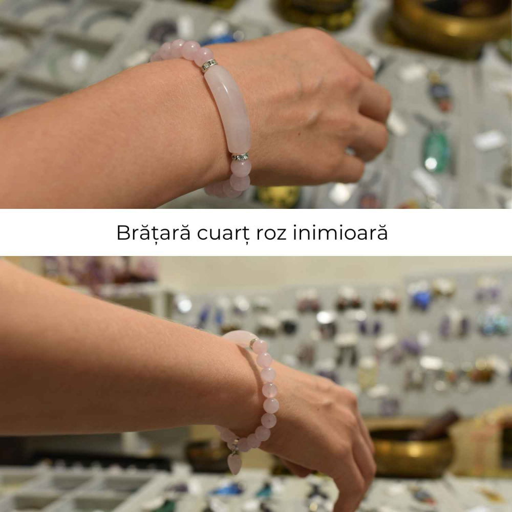 Bratara Zen Cuart Roz 8mm – Iubire si Vindecare Emotionala [4]