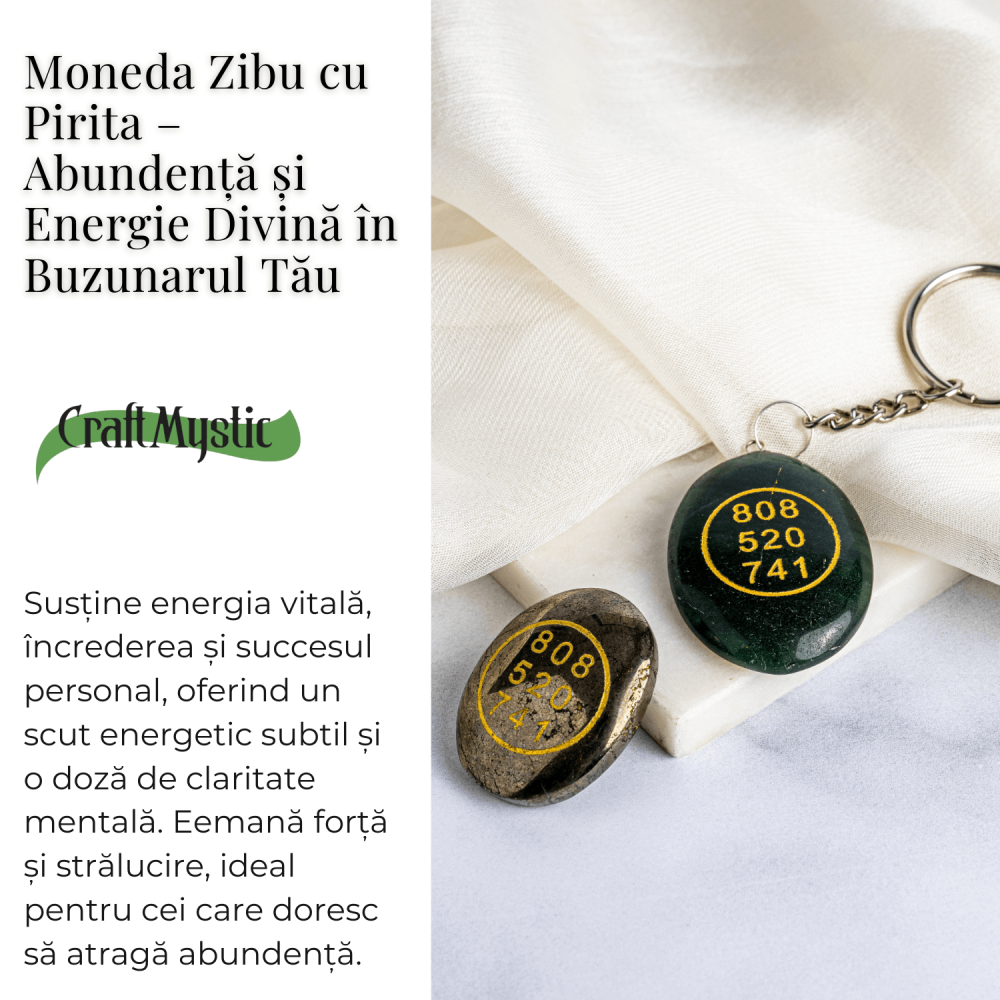 Moneda Zibu cu pirita – Abundenta si energie divina in buzunarul tau [6]