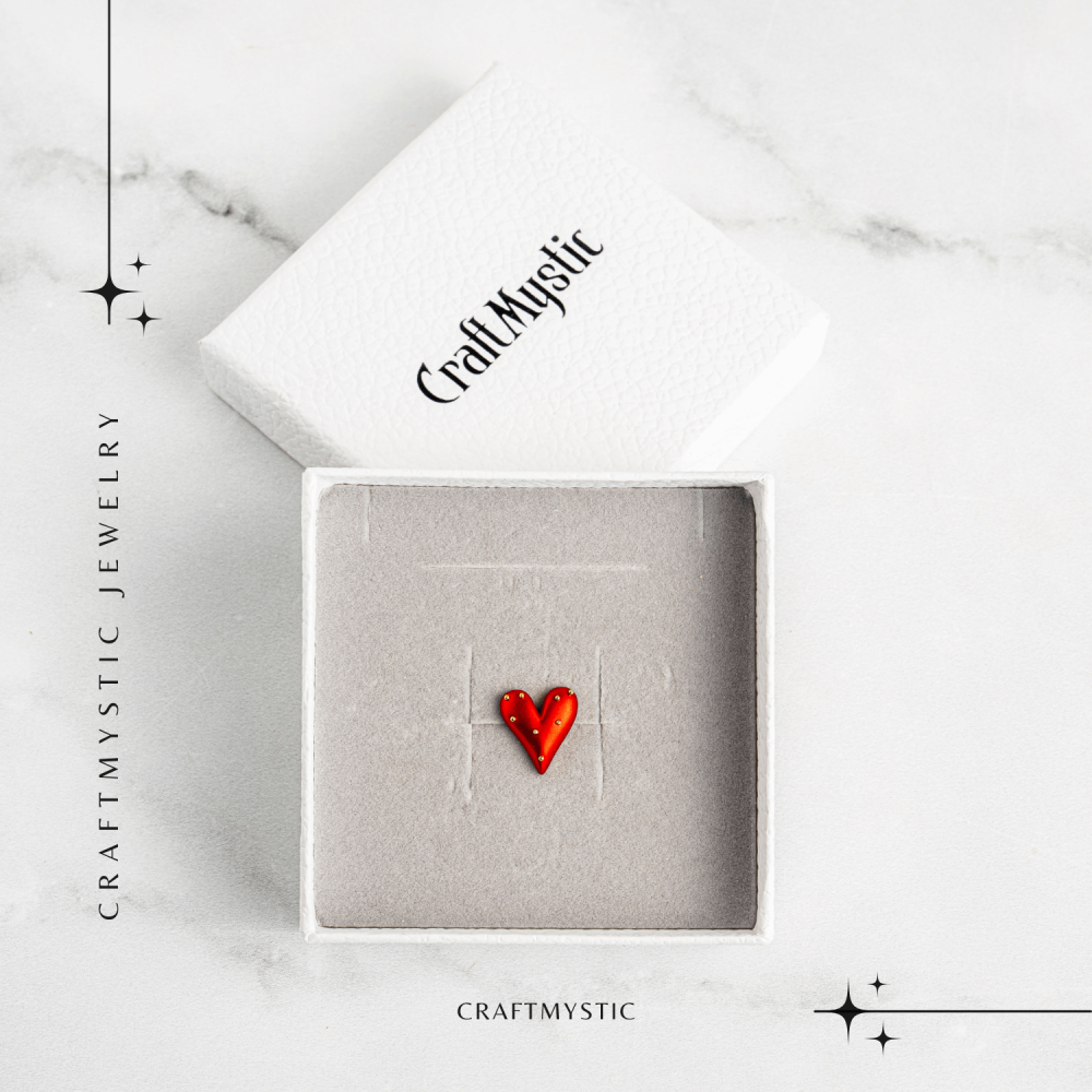 Brosa Inimioara din Aliaj de Cupru - Simbol al Afectiunii si Echilibrului [9]