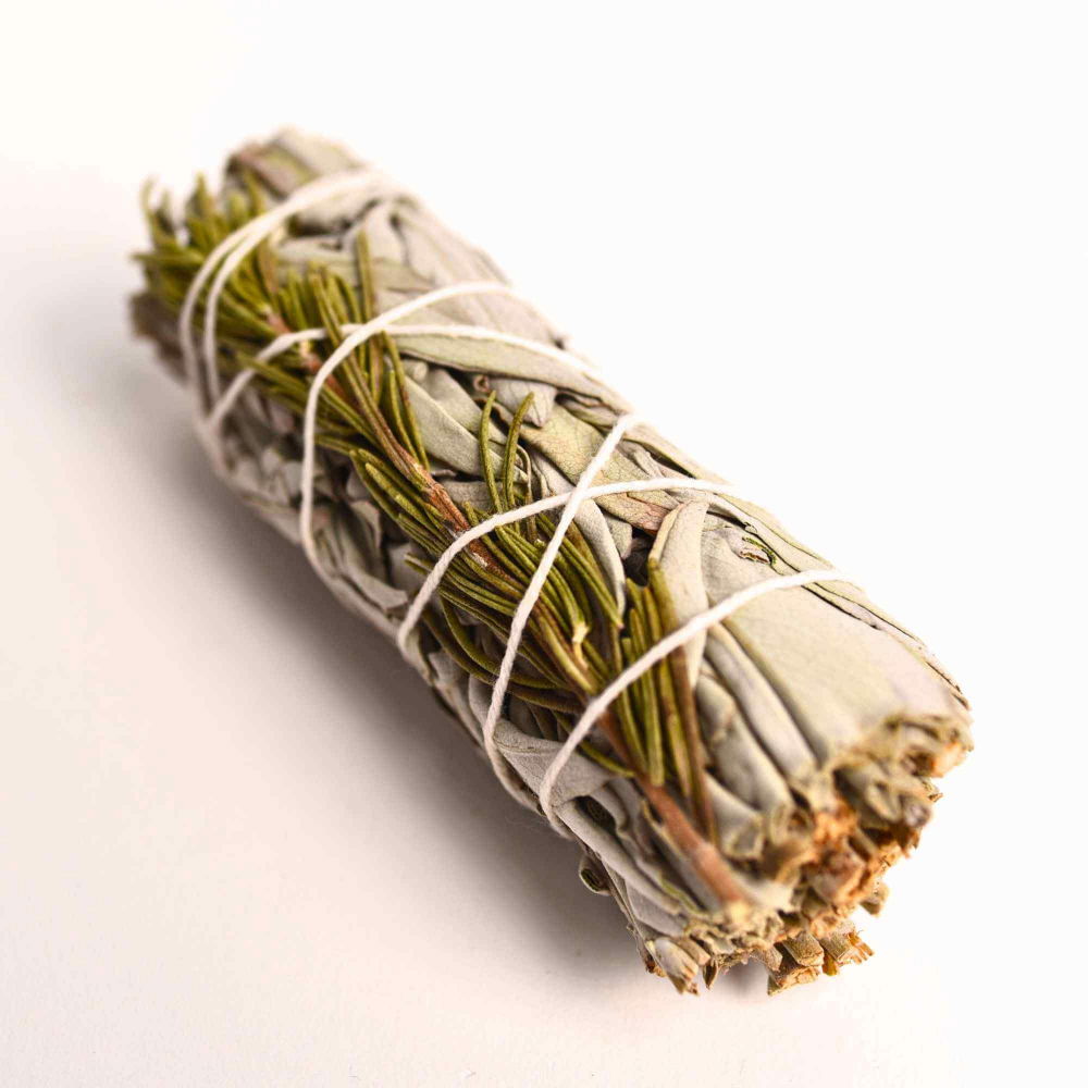 Buchet Salvie Alba California cu Rozmarin - Claritate si Protectie Energetica [1]