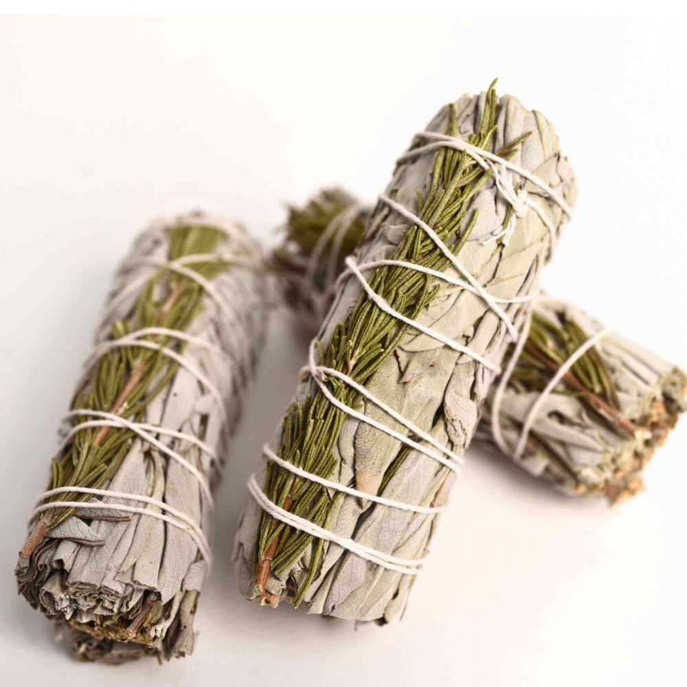 Buchet Salvie Alba California cu Rozmarin - Claritate si Protectie Energetica [2]