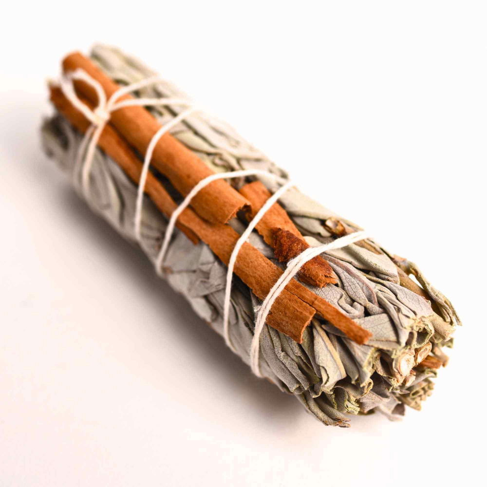 Buchet Salvie Alba California cu Scortisoara - Purificare si Energie Pozitiva [1]