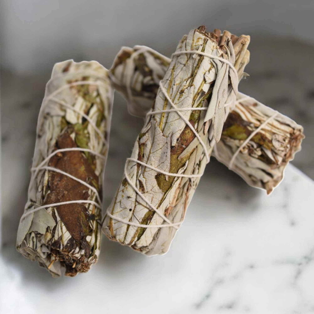 Buchet Salvie Alba California cu Iarba Sfanta - Purificare si Vindecare [6]