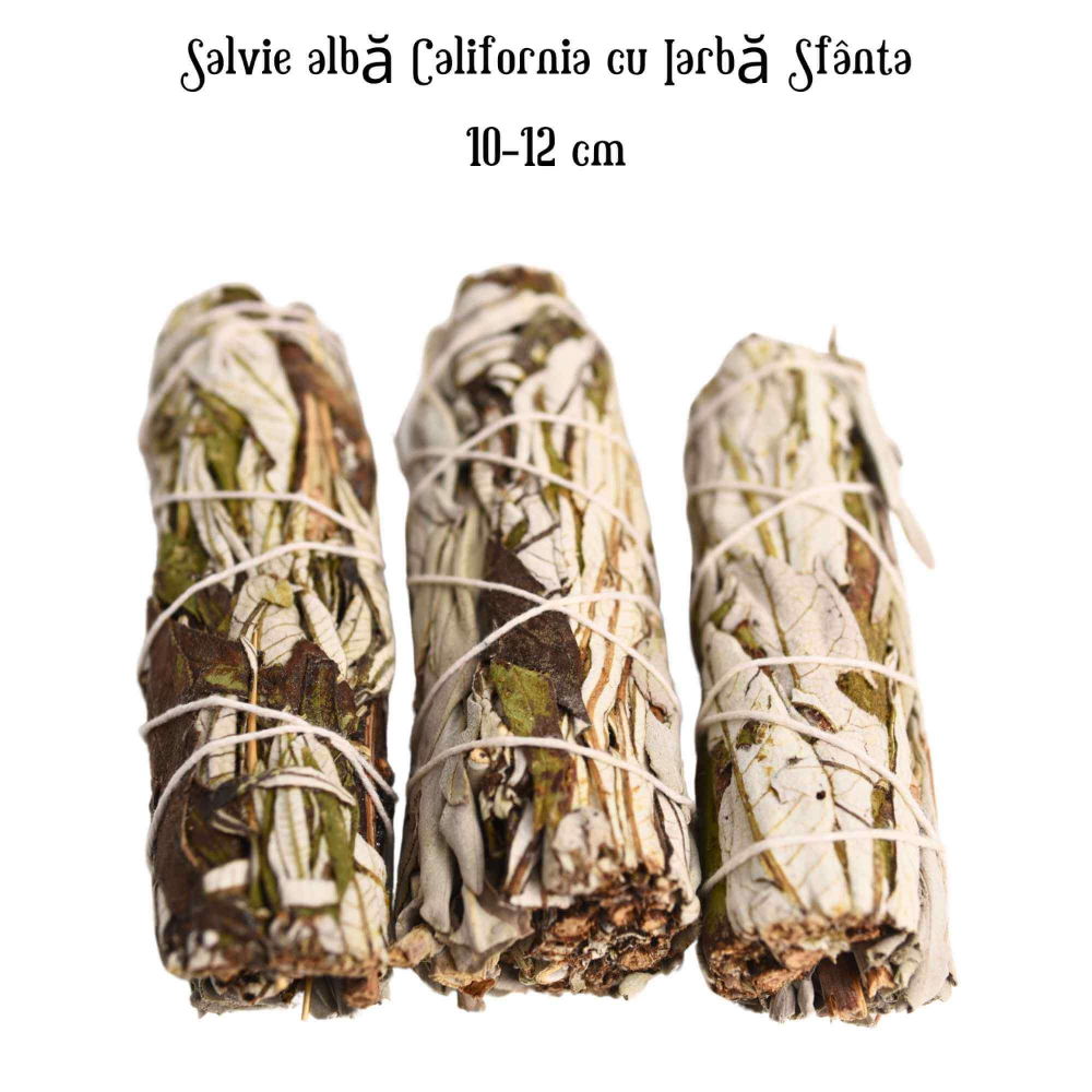 Buchet Salvie Alba California cu Iarba Sfanta - Purificare si Vindecare [4]
