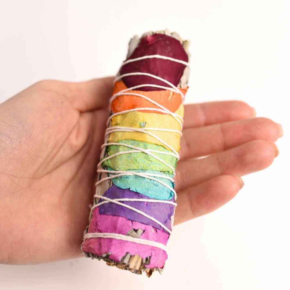 Buchet Salvie Alba California cu 7 Chakre - Echilibru si Vindecare [5]