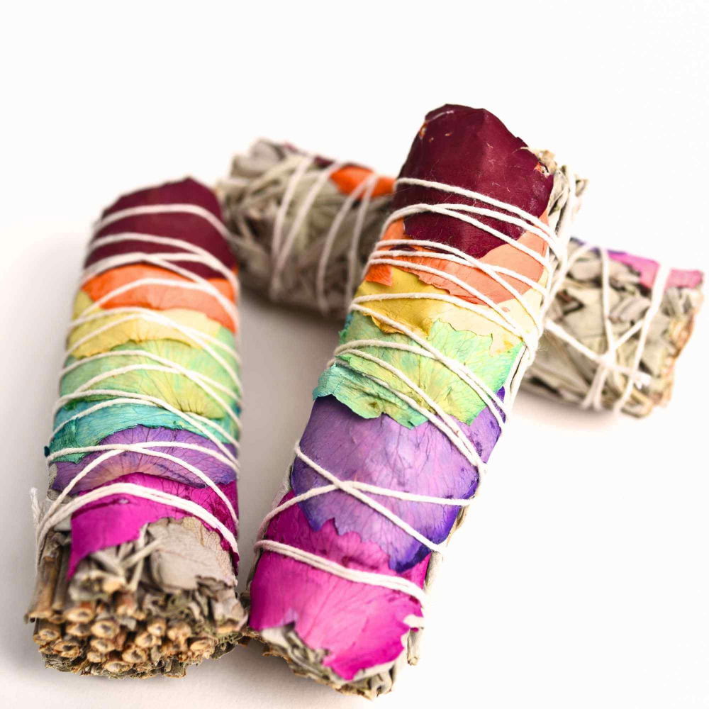 Buchet Salvie Alba California cu 7 Chakre - Echilibru si Vindecare [2]