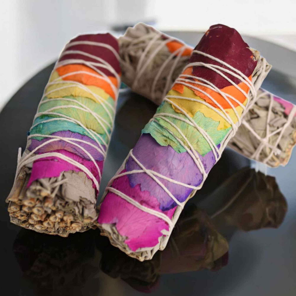 Buchet Salvie Alba California cu 7 Chakre - Echilibru si Vindecare [6]