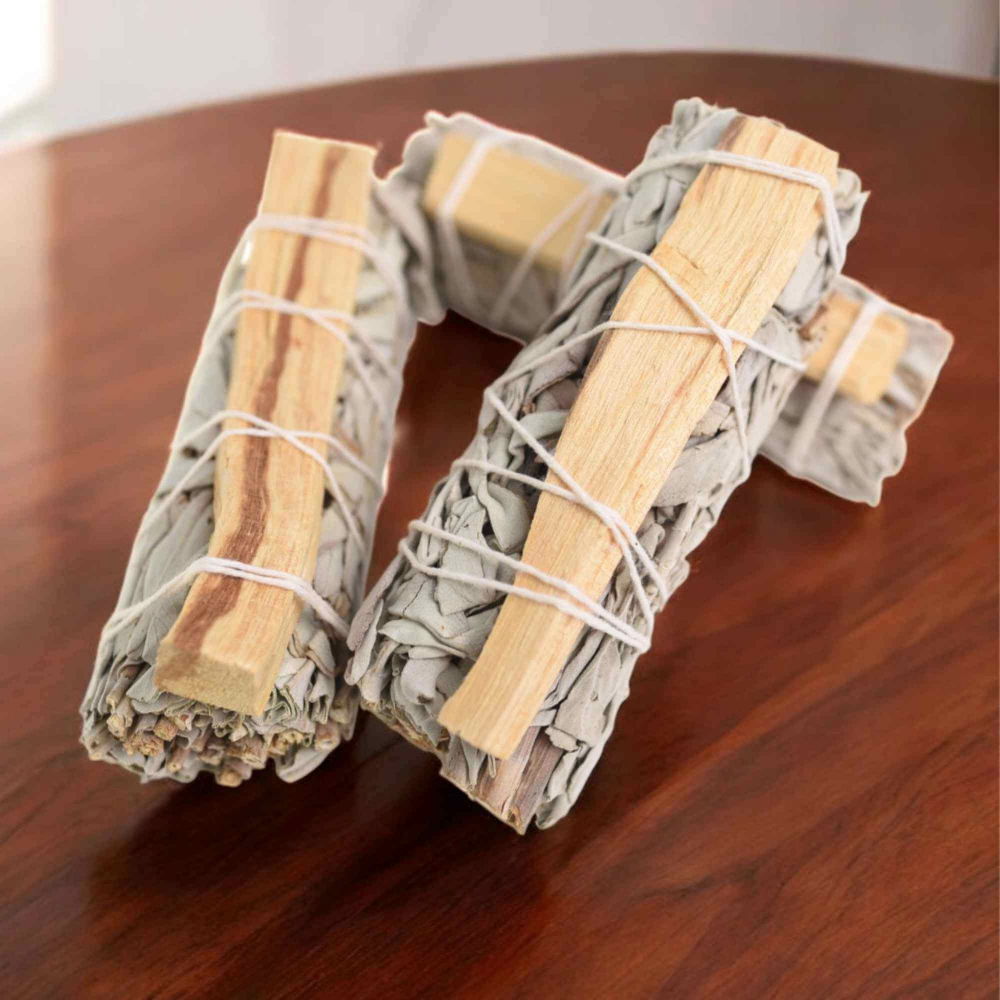 Buchet Salvie Alba California cu lemn Palo Santo – Purificare si Energie Pozitiva [6]