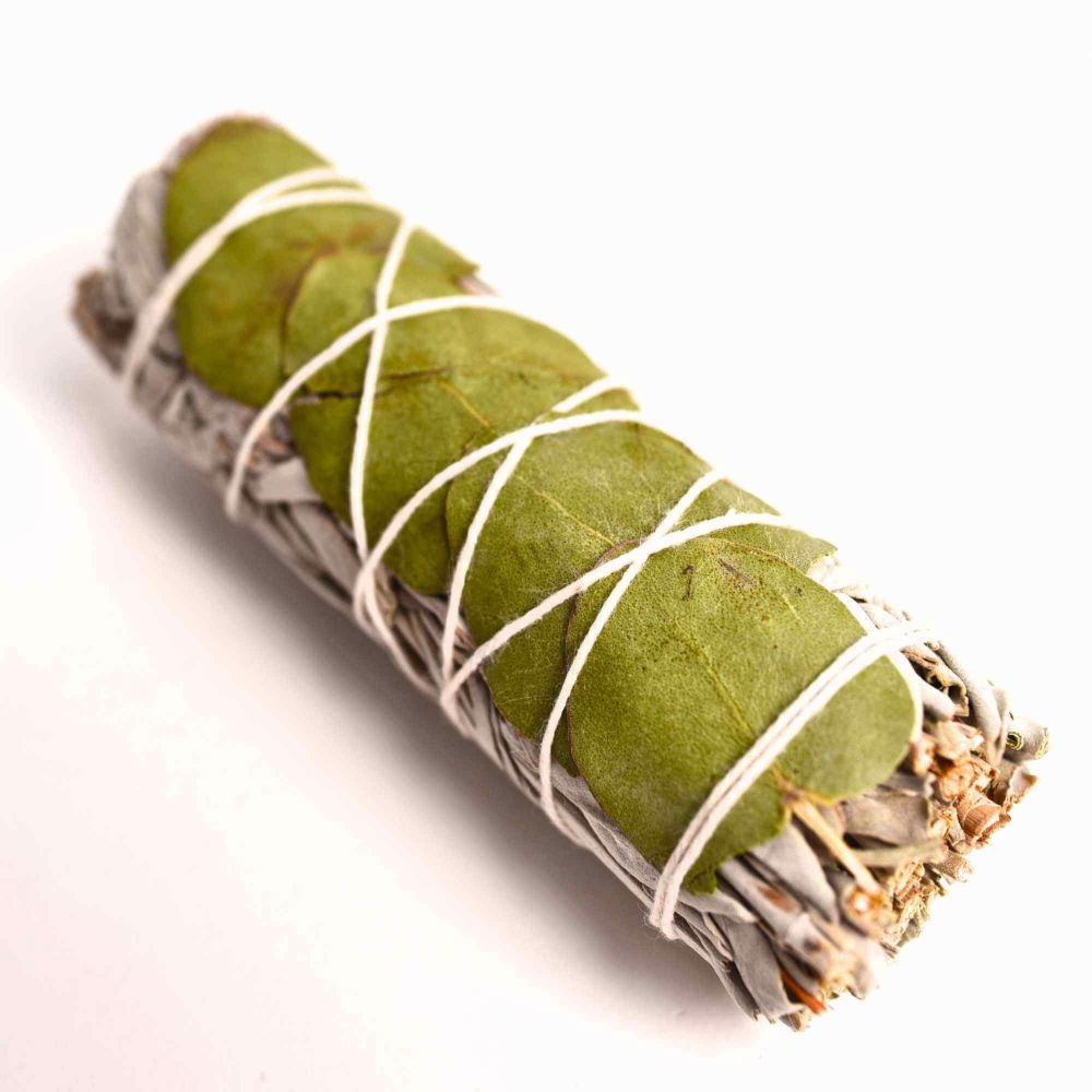 Buchet Salvie Alba California cu Frunze de Eucalipt - Purificare si Revitalizare [1]