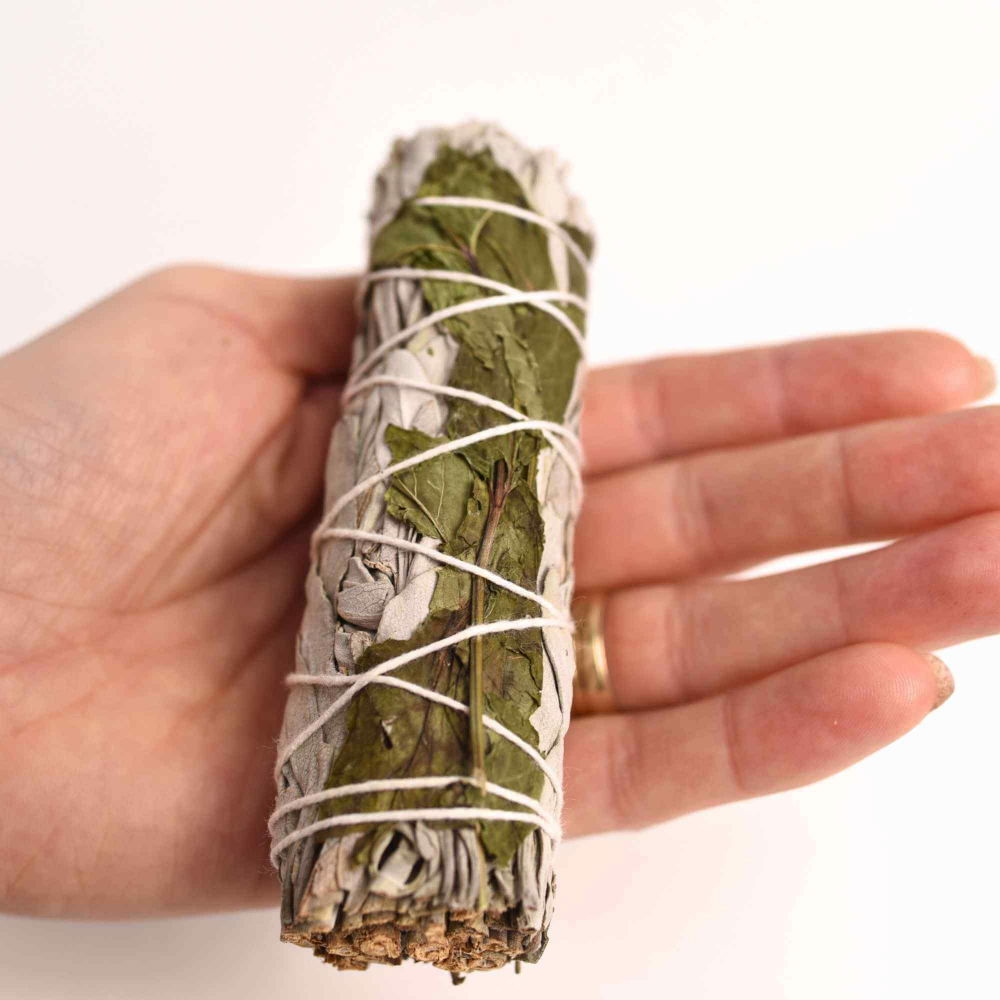 Buchet Salvie Alba California cu Menta - Purificare si Revitalizare [5]