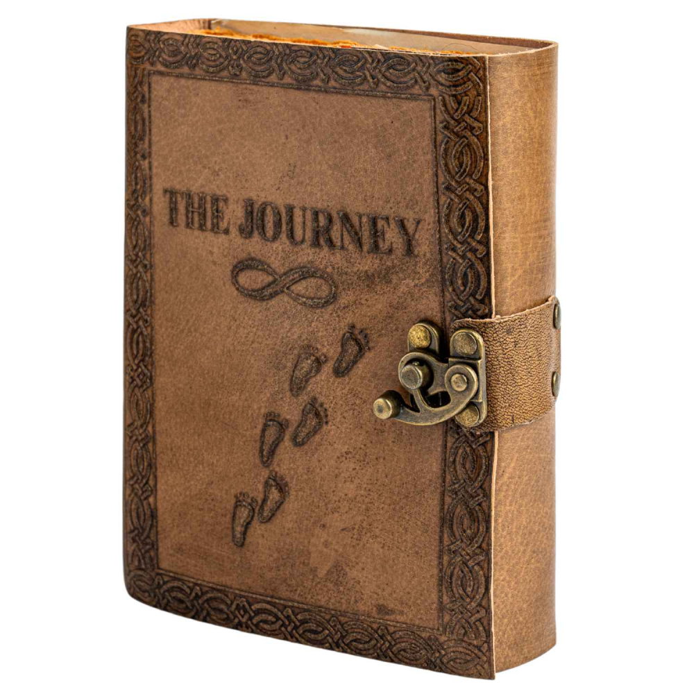 Calatoria Interioara – Jurnal din Piele Naturala si Hartie de Bumbac [1]