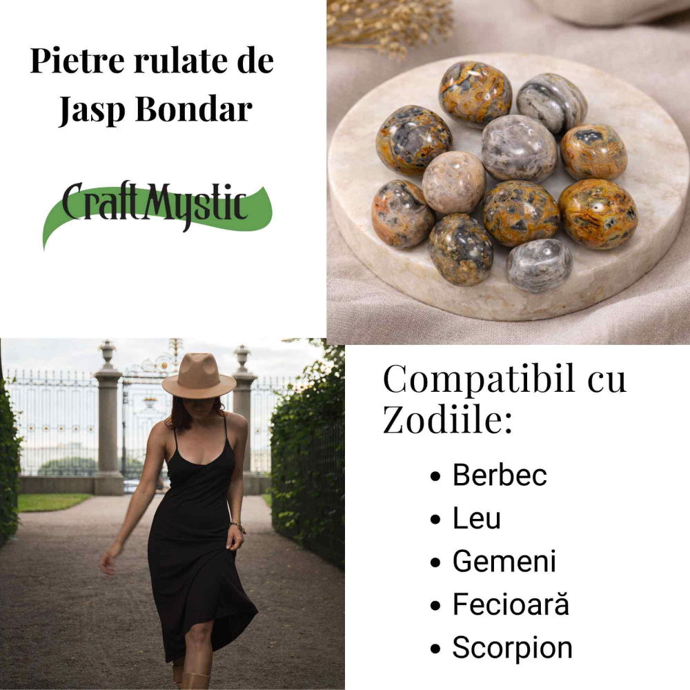 Pietre rulate din jasp bondar – energie calda pentru stabilitate si curaj interior [5]