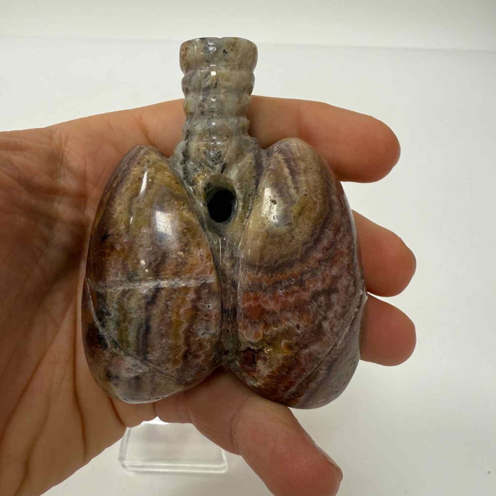 Cana din Ametist Chevron cu suport – Un ritual al rafinamentului spiritual [3]