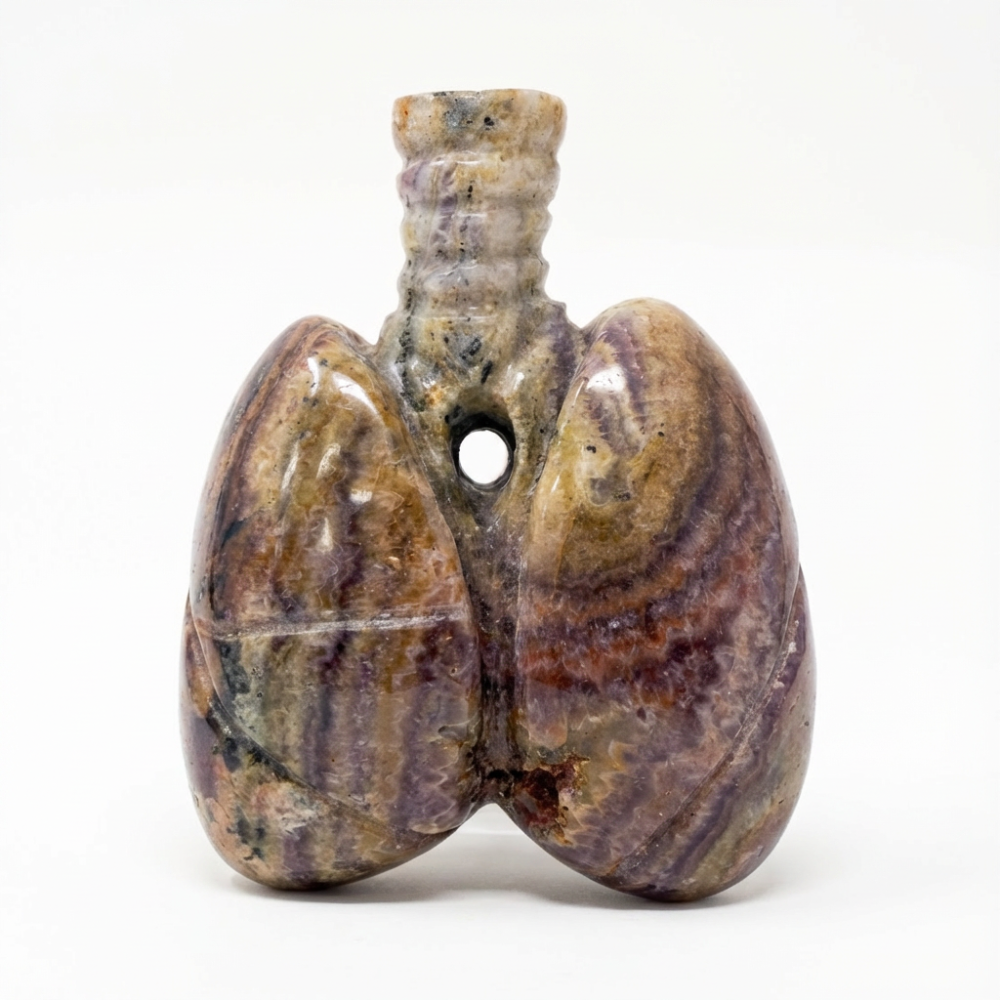 Cana din Ametist Chevron cu suport – Un ritual al rafinamentului spiritual [1]