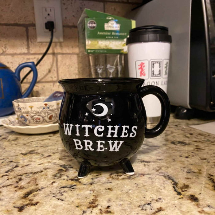 Cana model ceaun magic cu inscriptia Witches brew [2]