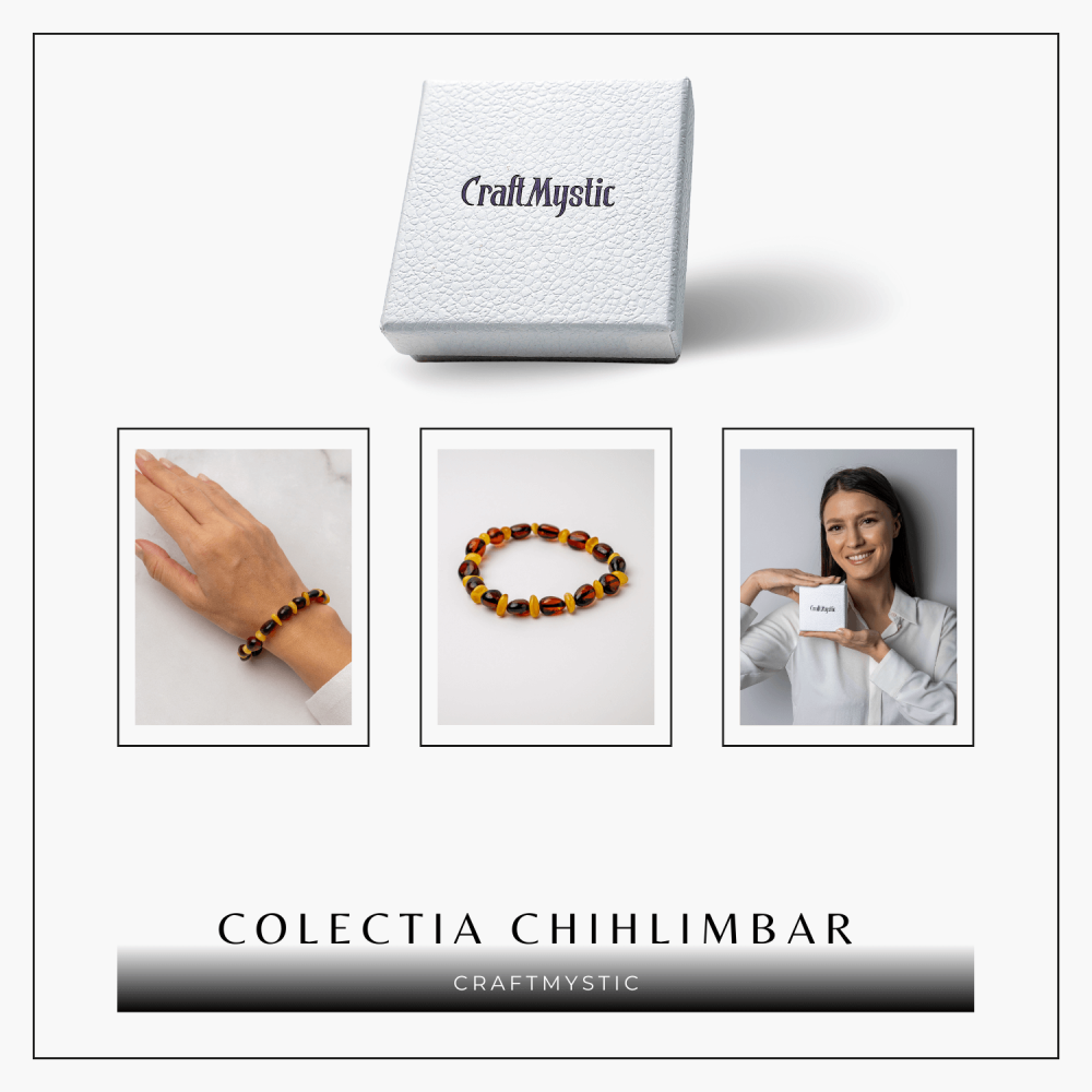 Bratara Chihlimbar Galben si Maro-Rosiatic – Caldura, Protectie si Energie Solara Echilibrata [8]