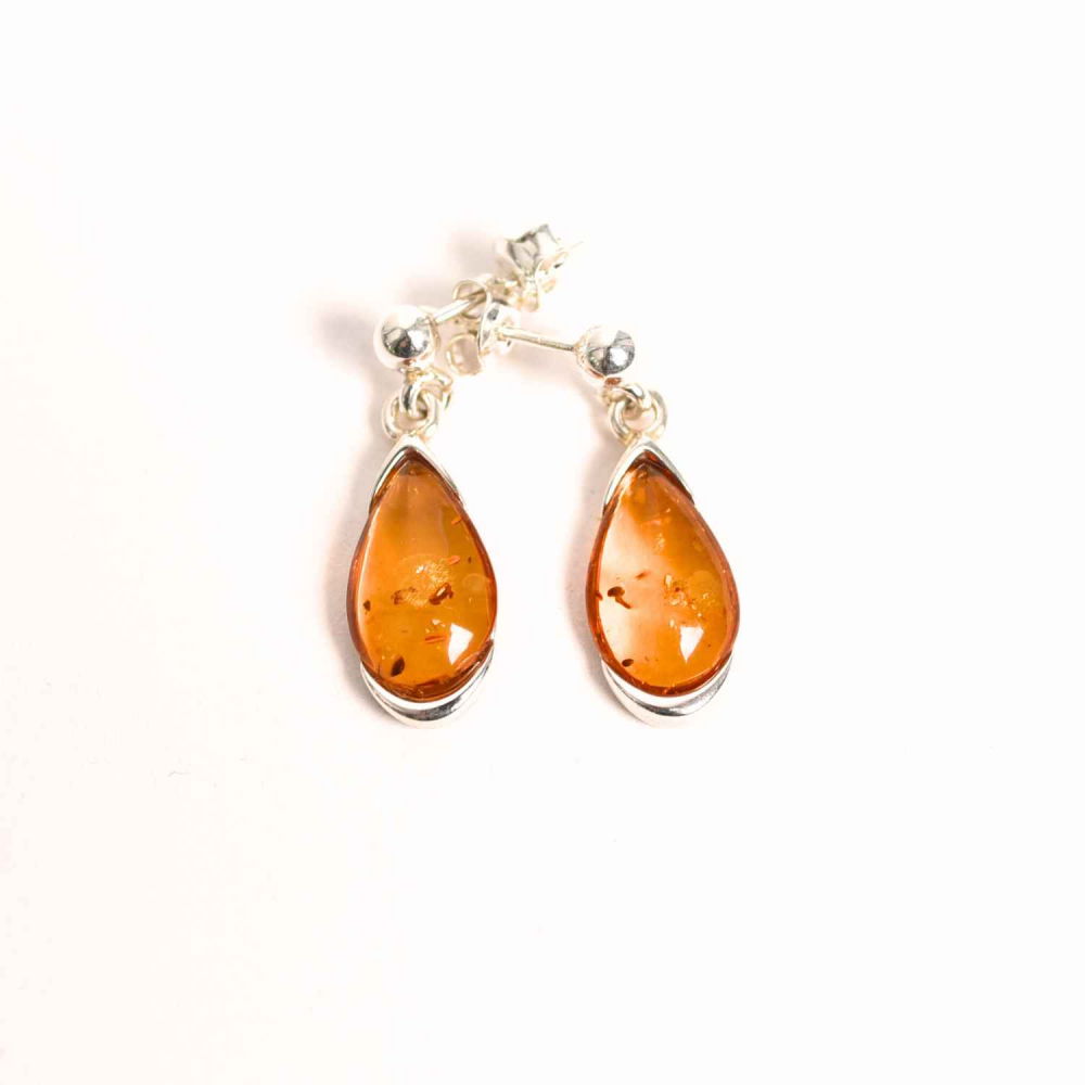 Cercei Argint 925 cu Chihlimbar - Eleganta si Protectie Naturala [1]