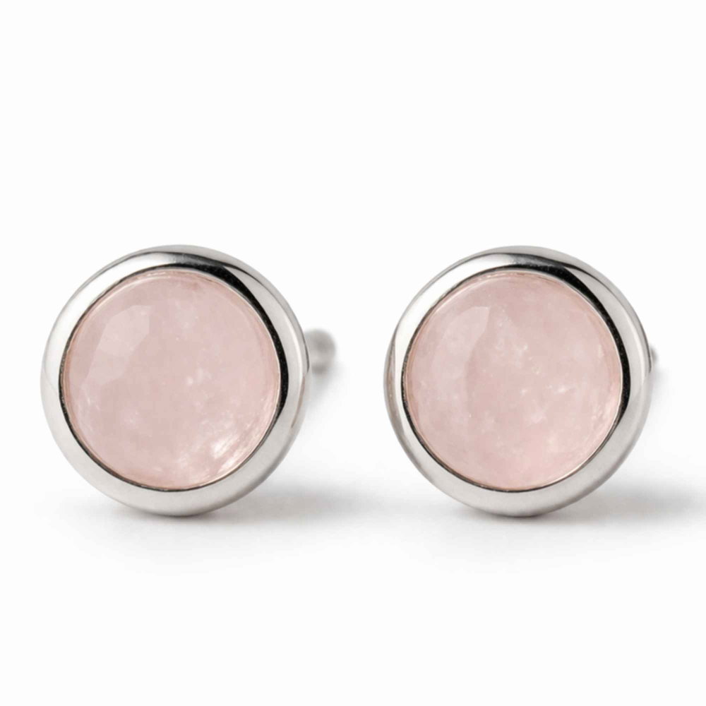 Cercei Argint 925 cu Cuart Roz Bobita – Iubire si Delicatețe Zilnica [1]