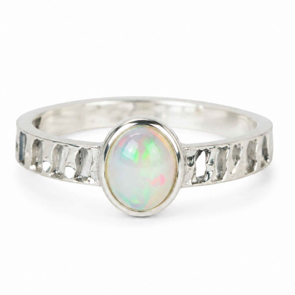 Inel Argint 925 cu Opal Etiopian Oval – Inspiratie si Feminitate Luminoasa [1]