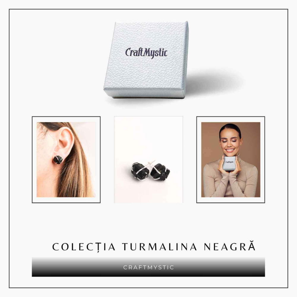 Cercei cu Turmalina Neagra Bruta – Protectie si Stabilitate [6]