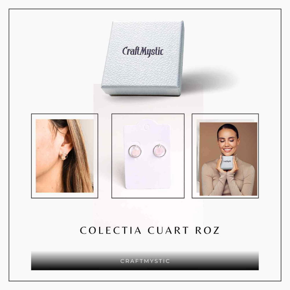 Cercei cu Cuart Roz – Iubire si Vindecare Emoționala [6]