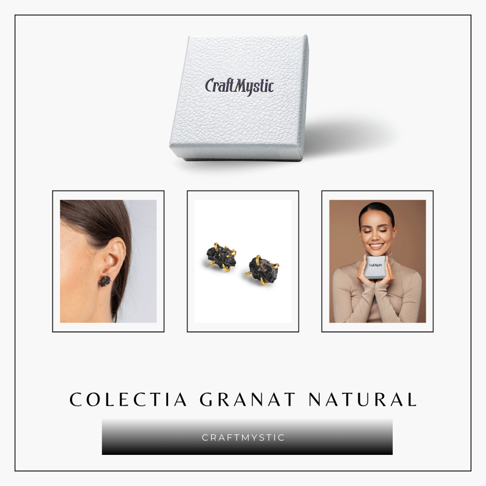 Cercei pentru Incredere si Pasiune – Cristal Granat Natura [8]