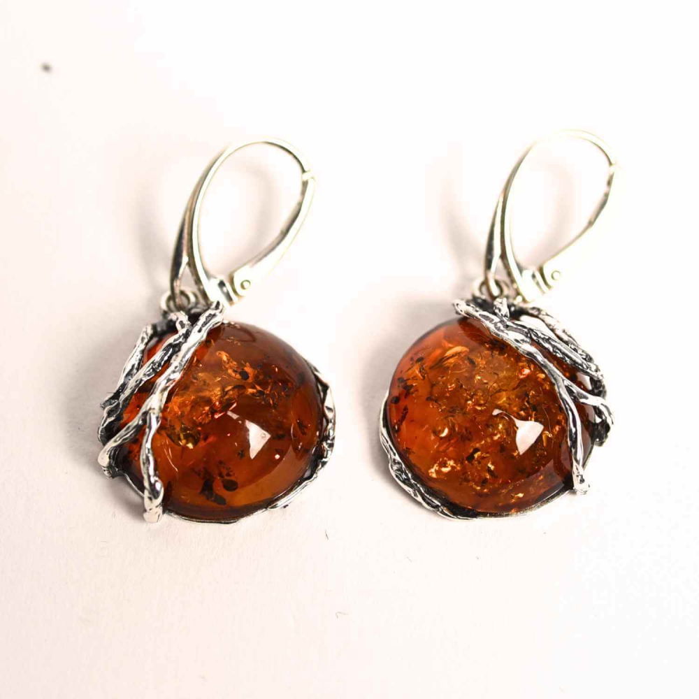 Cercei Argint 925 cu Chihlimbar - Eleganta si Protectie Naturala [8]