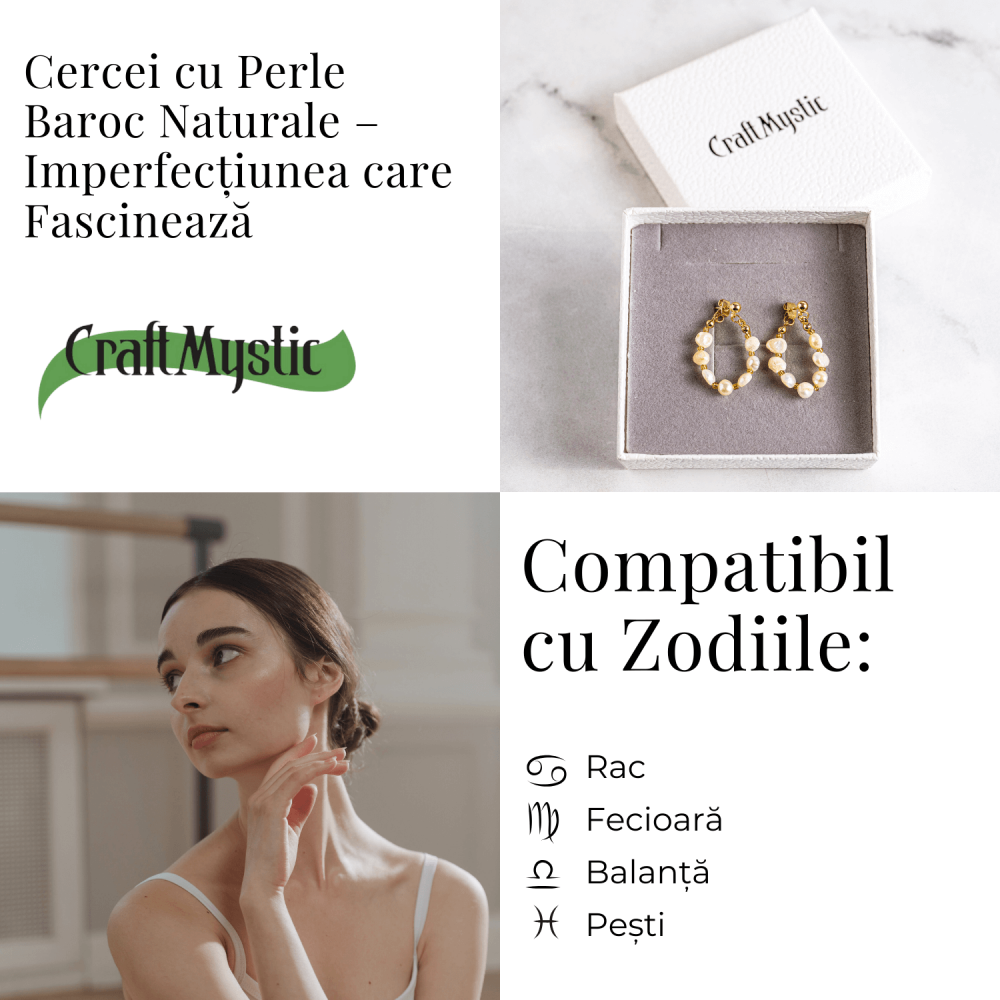 Imperfectiunea care fascineaza – Cercei cu perle baroc naturale [6]