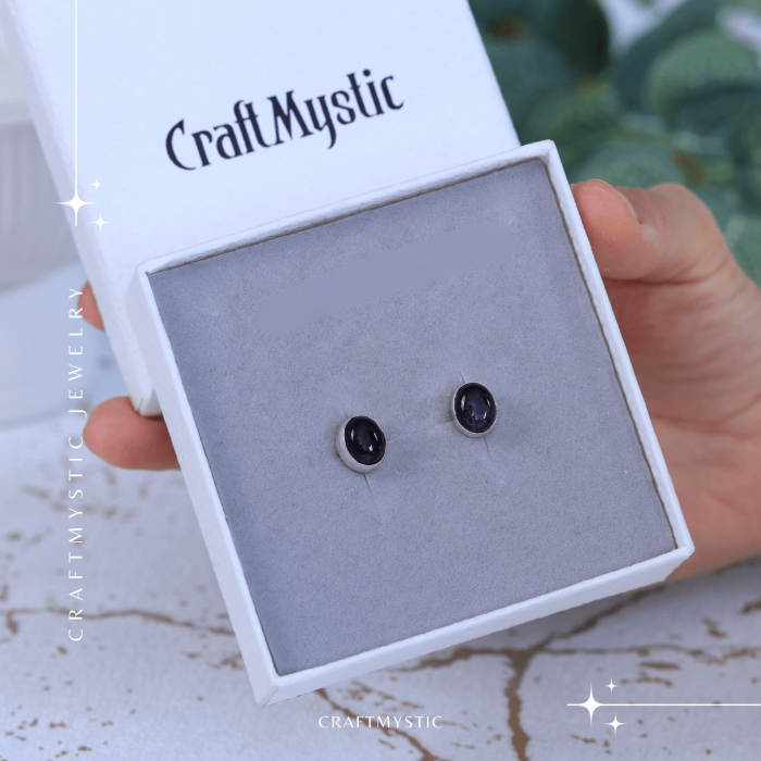 Cercei Eleganti cu Ametist Natural inchidere pe surub, pentru calm si echilibru [8]