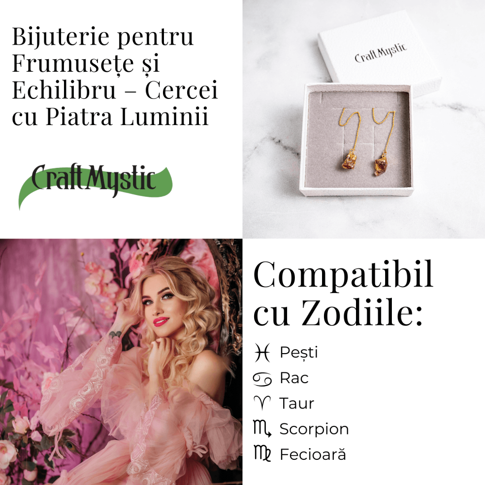 Piatra Luminii – Cercei cu Druzy pentru echilibru si frumusete [5]